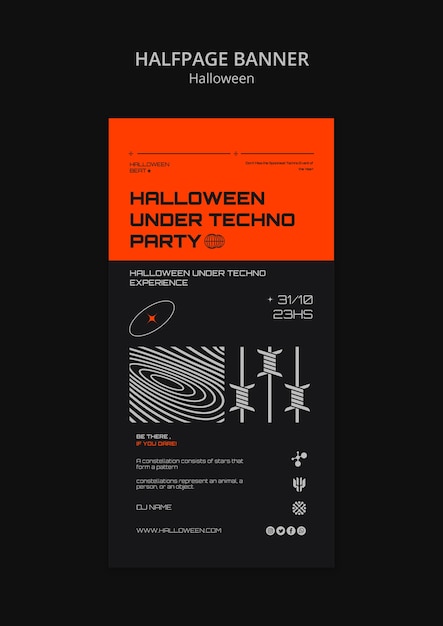 Halloween Template Design for Creative Projects – Free Download