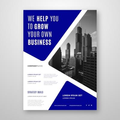 Professional Abstract Business Flyer – Free Download