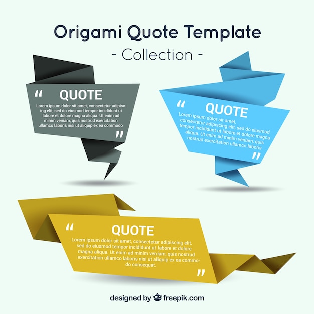 Banners of Paper to Write Quotes – Free to Download