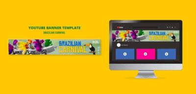 Brazilian Carnival Template Design – Free Download