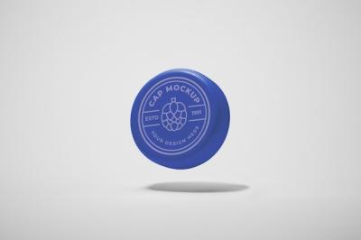 Plastic Cap Mockup Design for Free Download