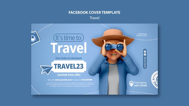 Traveling Adventure Facebook Cover – Free Download