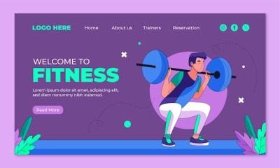 Fitness Center Landing Page – Download Free Stock Photo