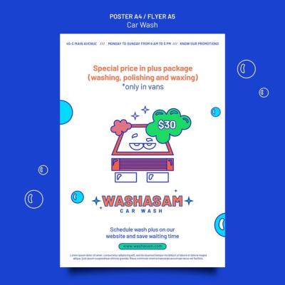 Car Wash Service Flyer Template – Free Download