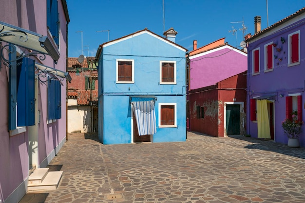 Famous View of Burano Island, Venice – Free Download