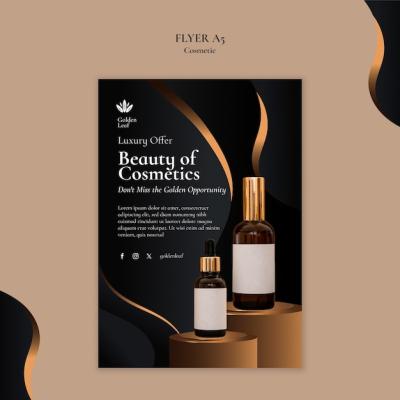 Cosmetic Template Design – Free Download