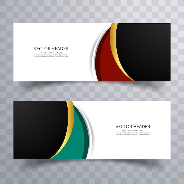 Elegant Colorful Banners Set Design – Free Stock Photo Download