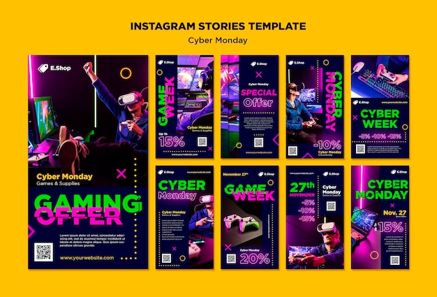 Cyber Monday Sales Instagram Stories – Free Download