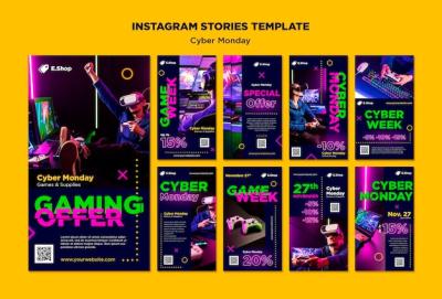 Cyber Monday Sales Instagram Stories – Free Download