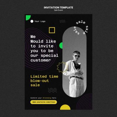 Flat Design Sale Template – Free to Download