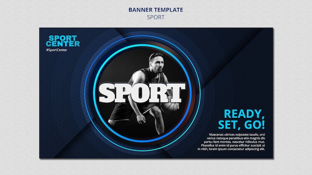 Gradient Sport Template Design – Free Download