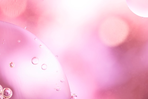 Pink Airy Bubbles and Glowing Drops – Free Stock Photo for Download