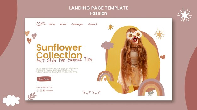 Fashion Landing Page Template – Free to Download