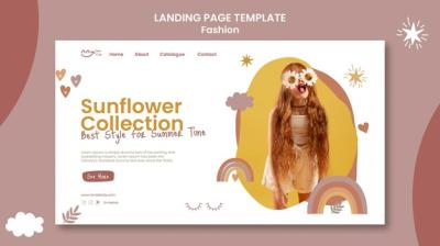 Fashion Landing Page Template – Free to Download