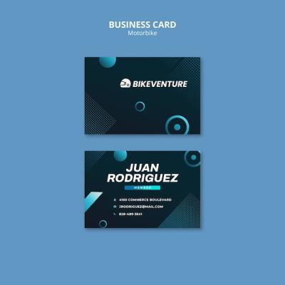 Motorbike Travel Business Card Template – Free Download