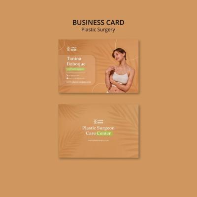 Plastic Surgery Business Card Template for Free Download