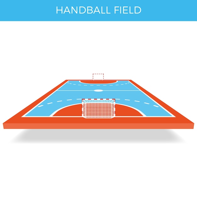 Handball Field Perspective – Free Stock Photo for Download