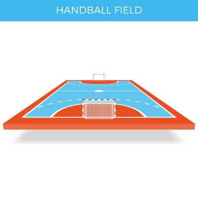 Handball Field Perspective – Free Stock Photo for Download