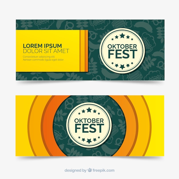 Oktoberfest Banners – Download Free Stock Photo