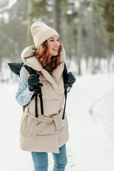 Smiling Woman in Forest – Free Stock Photo for Download