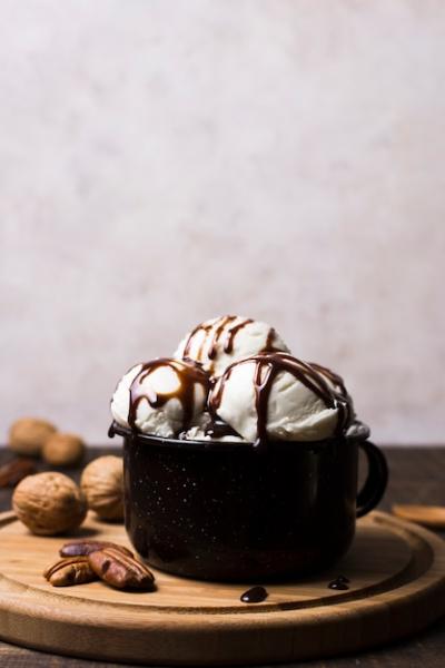 Delicious Ice Cream Scoops in a Cup – Free Stock Photo for Download