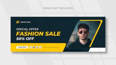 Fashion Sale Facebook Social Media Banner Template – Free Download