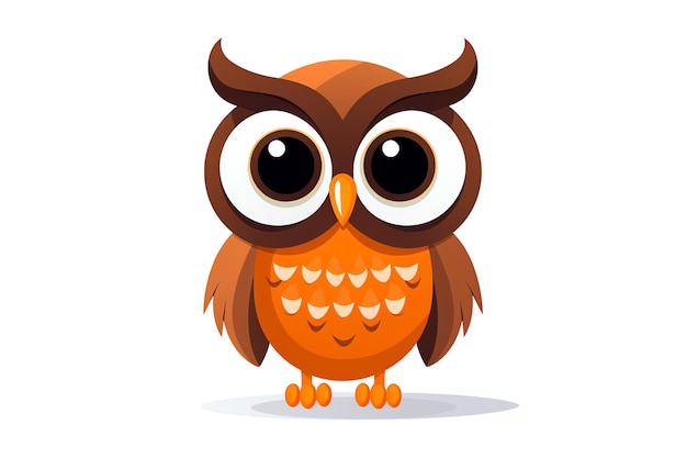 An Orange Owl with Big Eyes – Free Stock Photo Download