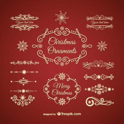 Golden Christmas Ornaments – Free Stock Photo, Download Free