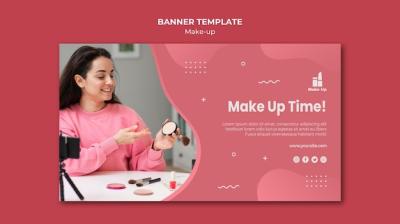 Make-up Products Banner Template â Free Download