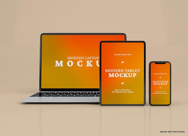 Device Set Mockup – Free Stock Photo for Download