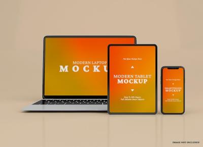 Device Set Mockup – Free Stock Photo for Download