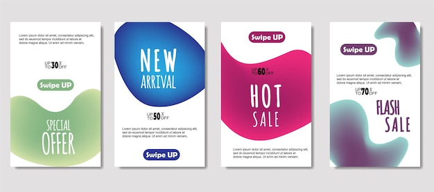 Dynamic Abstract Fluid Mobile Sale Banner Template Design – Free Download