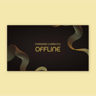 Gradient Gold Stream Twitch Background – Free Download