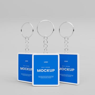 3D Key Ring Mockup Design – Free Download