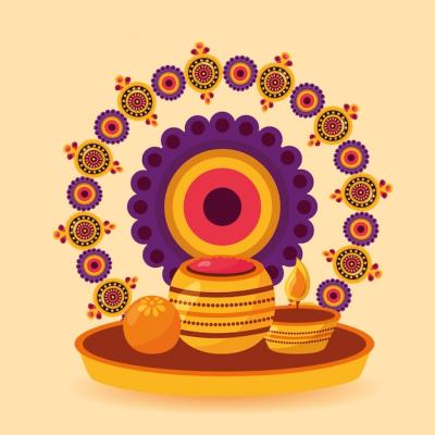 Happy Raksha Bandhan Celebration – Free to Download Vector Template