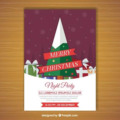 Merry Christmas Night Party – Free to Download Stock Photos