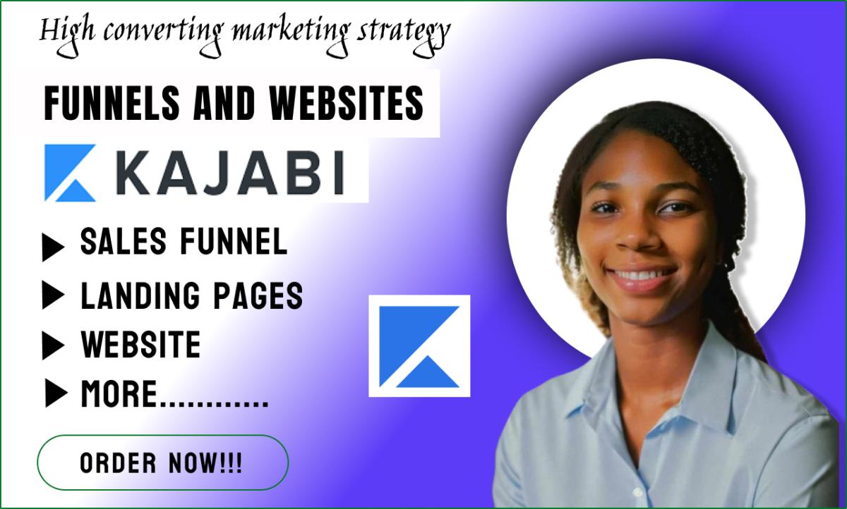 I Will Redesign Your Expert Kajabi Website, Landing Page, Sales Funnel, and Ebook Online Course