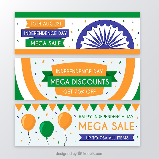 Indian Independence Day Banners – Free Download