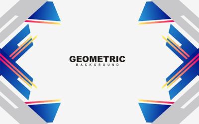 Modern Geometric Shapes Abstract Background Design – Free Download