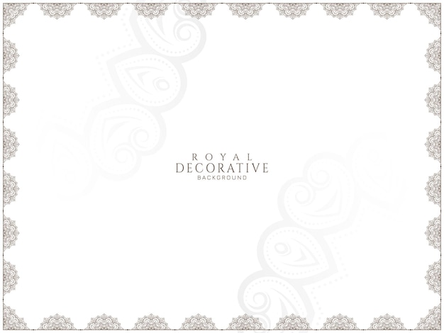 Beautiful Traditional Artistic Floral Frame | Free Download