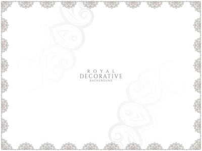 Beautiful Traditional Artistic Floral Frame | Free Download