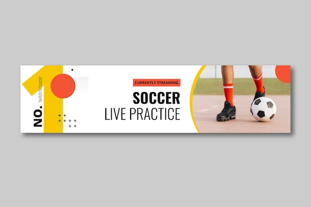 Soccer Twitch Banner – Download Free Stock Photo