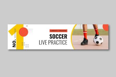 Soccer Twitch Banner – Download Free Stock Photo