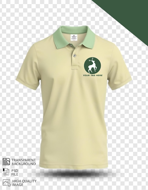 PSD Polo T-Shirt with Deer Logo for Social Media Posters and Banners – Free to Download