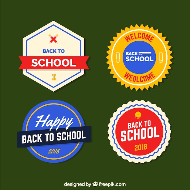 Back to School Labels Collection – Download Free Stock Photos