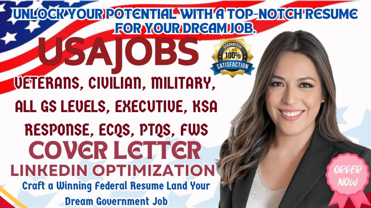 I Will Create a Federal Resume for USAJobs, ATS-Compatible Resume, IT Resume, LinkedIn Profile, and CV