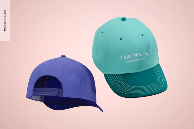 Cap Mockup Front and Back View – Free Download