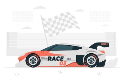 Race Car Concept Illustration – Download Free Stock Photo