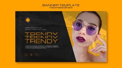 Maximalist Brand Trendsetter Banner Template – Free to Download