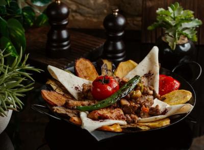 Finely Grilled Local Sac Ichi Food Served with Lavash Pieces – Free Stock Photo Download